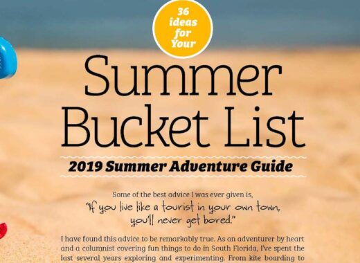 Cover 36 Local Summer Adventures Guide Pompano Magazine May 2019