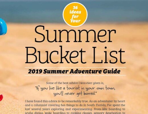 Cover 36 Local Summer Adventures Guide Pompano Magazine May 2019